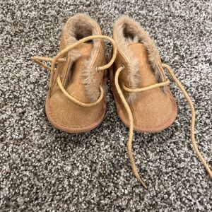 Cozy Tan Kids Shoes